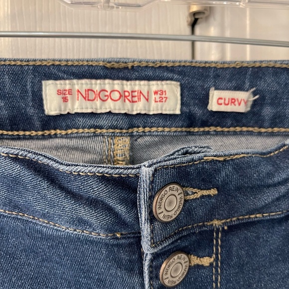 indigo rein curvy jeans - Picture 2 of 3